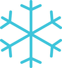 Snowflake snow freeze winter thin line outline icon. Snowflakes thin line icon set. Snowflake illustration background
