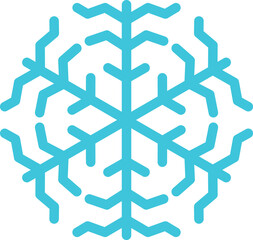 Snowflake snow freeze winter thin line outline icon. Snowflakes thin line icon set. Snowflake illustration background