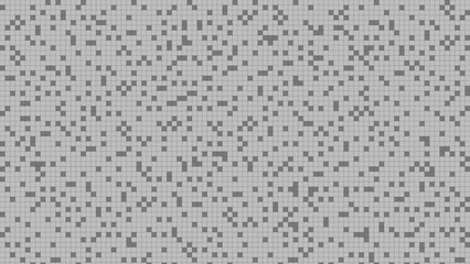 Abstract Grey Pixelated Background with Varying Shades of Grey
