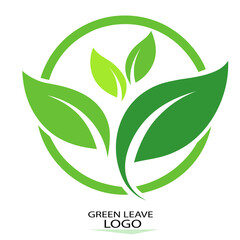 green leaf logo