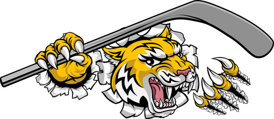 Wildcat Bobcat Bobcats Wildcats Ice Hockey Mascot