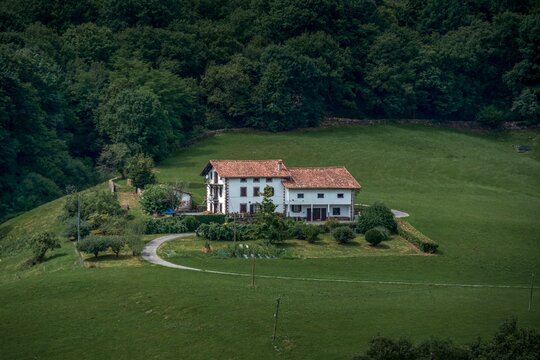 Traditional Basque Farmhouse in Baztan Valley, Navarre, Spain