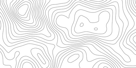 Topographic map patterns, topography line map. Vintage outdoors style. Abstract pattern with Lines. Background of the Topographic Map, Luxury black abstract line art. © YUNUS