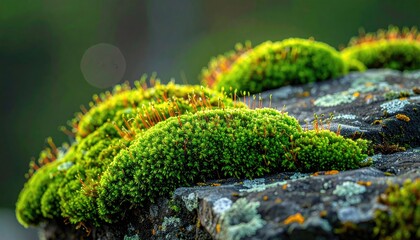 close up of a green caterpillar