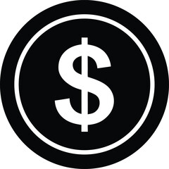 Obraz premium Abstract dollar sign with vibrant gradient colors