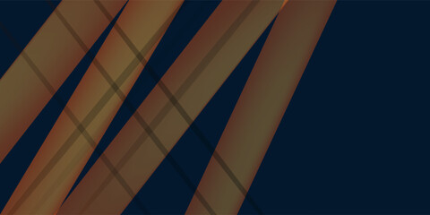 Abstract geometric dark blue and orange square theme overlapping background for graphic design.
