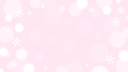 雪 冬 幻想的 かわいい パステル VTuber 配信 サムネイル バナー デザイン 背景 イラスト ラムネマテリアル