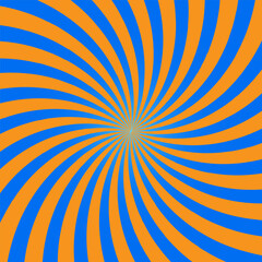 Background sunbrust, with shades of blue and orange, can be used for banners, posters, anything related to promotions, vectors