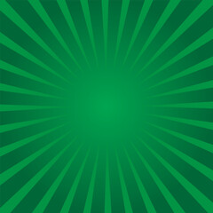 Green sunburst background design illustration