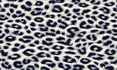 Luxury white leopard fur pattern texture vector with camouflage background suitable for wallpapers, fashion, and interior decoration projects.