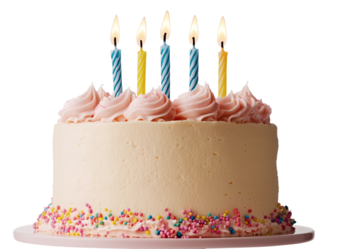 Birthday Cake with Candles