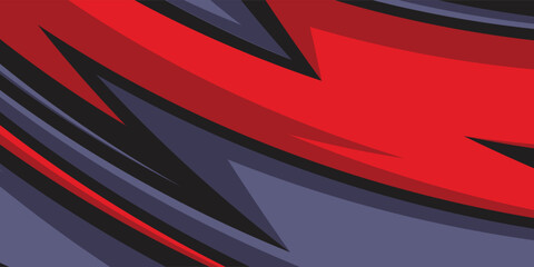 Abstract background with red spikes and zigzag line pattern and some copy space area. eps 10 vector