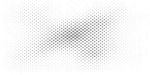 Black and white halftone dot pattern texture vector illustration for abstract digital art backdrop design