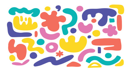 Hand drawn rock punk music star grunge heart doodle icon element set. Crayon brush stroke hand drawn line sketch style doodle rock punk star, heart shape. Crayon scribble music vector illustration