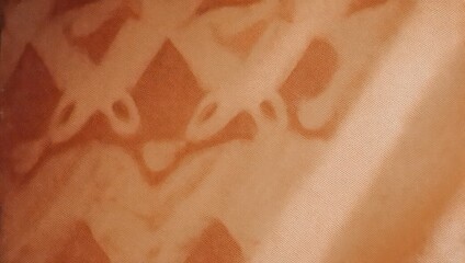 Soft Focus Organic Shapes in Warm Earth Tones Abstract Background.