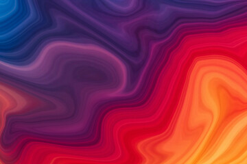 Fototapeta premium Vibrant gradient waves flow across modern abstract background