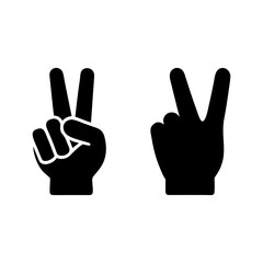 Obraz premium Black Human Hand Gesture Emoji.