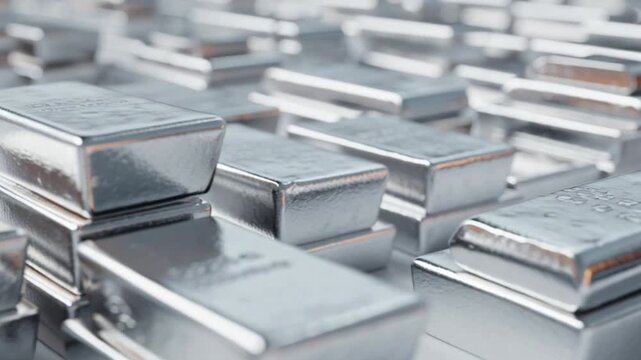 Stacks of Silver Bars: Symbol of Wealth and Value,
Precious Metal Bullion for Investment and Trade,
Shiny Silver Ingots Representing Financial Security