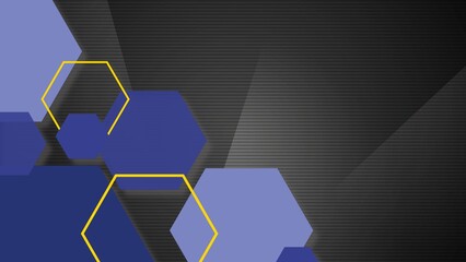 Dynamic Abstract Hexagonal Grid Background for Modern Tech Design