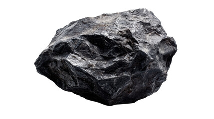 Textured dark igneous rock with shiny facets