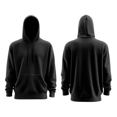 Black hoodie mockup