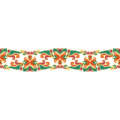 beautiful ethnic ornaments typical of Palembang