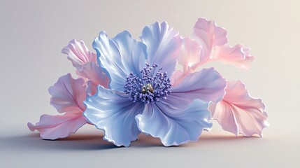 Exquisite Hyper-Realistic Pastel Flower Cinematography