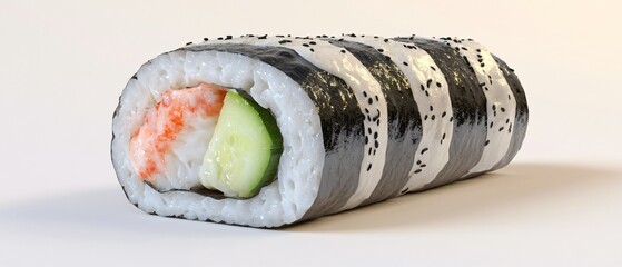 Exquisite Philadelphia Crab Roll with Cream