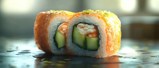 Savory Philadelphia Roll with Creamy Crab