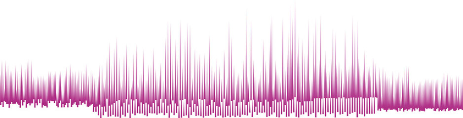 Fototapeta premium sound wave Effect. gradient music. rainbow wave. rainbow sound wave Effect.Sound wave red. 