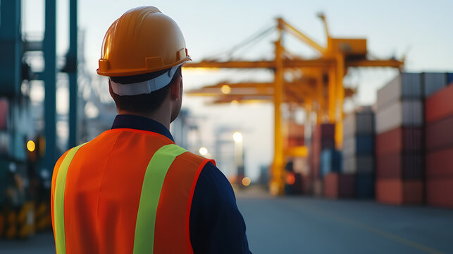 Port Authority Supervisor: Overseeing a busy port operation, this port authority supervisor ensures the safety and efficiency of the operation. Safety-first work.