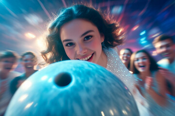 bowling ball striking