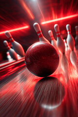 bowling ball striking