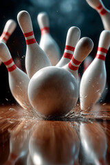 bowling ball striking