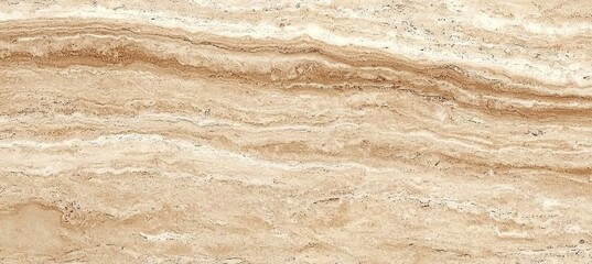Fototapeta premium Elegant Nature Beige Travertine Stone Background with Detailed Marble Patterns and Textures