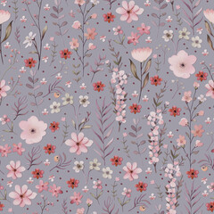 Delicate floral pattern creating a serene atmosphere for any space or occasion