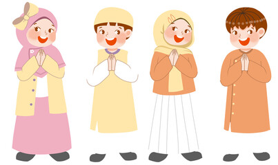 Kids greeting for eid