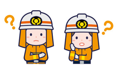 消防士／2人組／男女 04