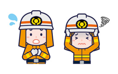 消防士／2人組／男女 06