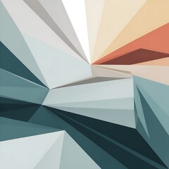 Abstract geometric burst