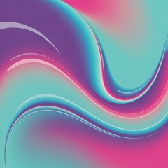 Abstract swirling gradient with pink purple and teal hues