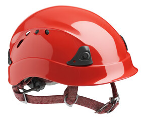 Fototapeta premium red hard hat isolated