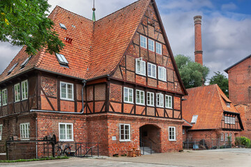 Former watermill in Luneburg, Germany.