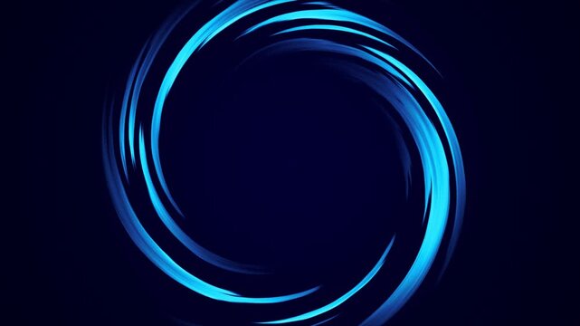 Electric Blue Speed Vortex Swirl Tunnel Motion Background