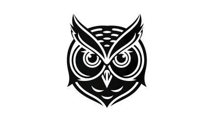 Owl silhouette graphic illustration vector