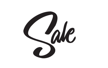 Bold Flash Sale Discount Lettering Vector Sign