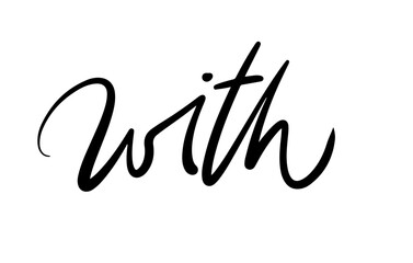 With Modern Minimalist Word Element Vector