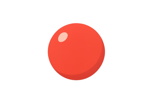Red nose for clowns and charity events, a symbol of humor and support, isolated on transparent background