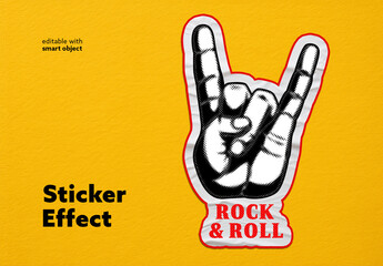 Sticker Photo Effect