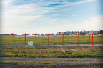 airport Runway with Mountains in Background, Dağ Manzaralı Havaalanı 